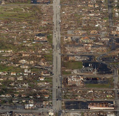 Tornado Damaged Joplin From Above The Atlantic