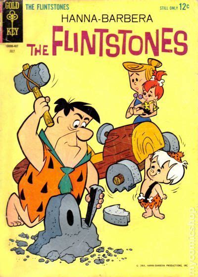 Flintstones 1961 Dellgold Key Comic Books Classic Cartoon Characters Flintstones Comic Books