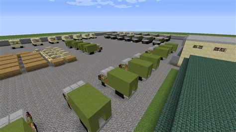 Small Military Base Minecraft Map