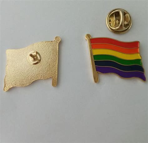 Rainbow Flag Pin Badge Soft Enamel Lapel Pin Badge Lapel Pins Pin