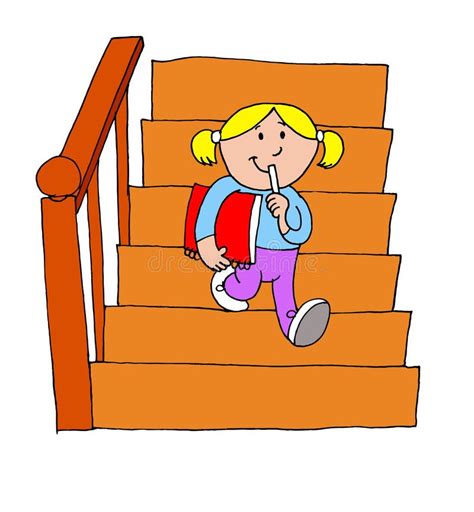 Child Walking Up Stairs Clipart Lainey Love