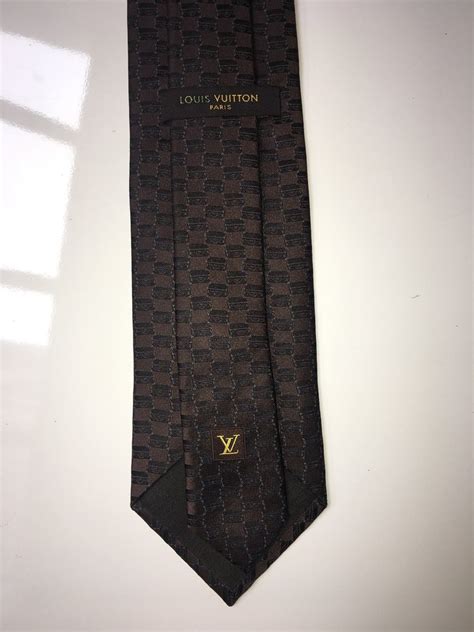 Louis Vuitton Tie Brown Silk Ref39726 Joli Closet