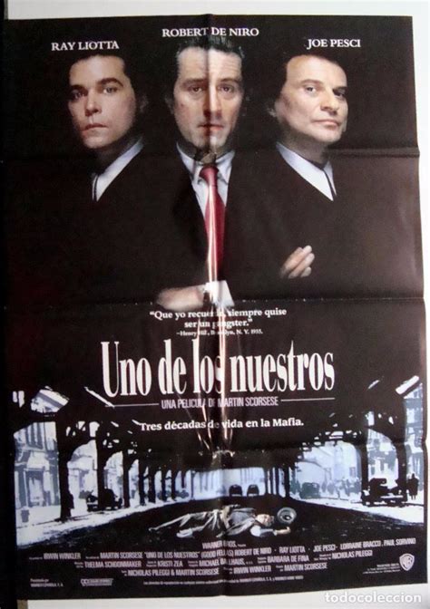 Uno De Los Nuestros 1990 Demartin Scorsese Co Comprar Carteles Y