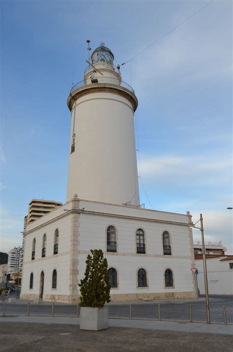 Neals Lighthouse Blog Malaga Lighthouse La Farola Malaga Spain