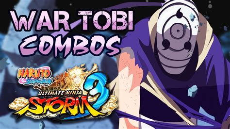 Rinnegan Tobi Combos Naruto Shippuden Ultimate Ninja Storm 3 Youtube