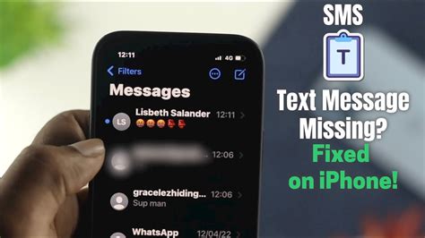 Text Messages Missing On Iphone Fixed Disappeared Sms From Inbox