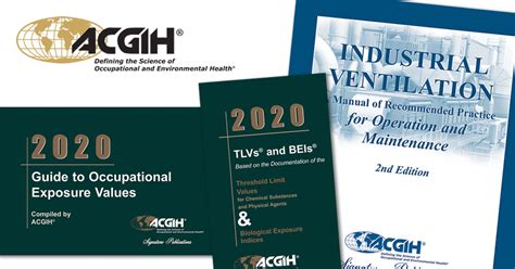 Acgih New Releases Available From Acgih 2020 Tlvs And