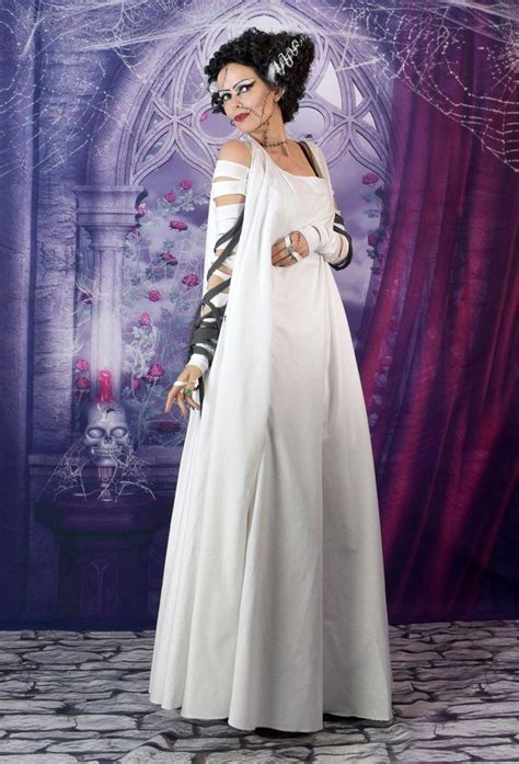 Bride Of Frankenstein Gown Halloweeen Cosplay Costume By Moonmaiden