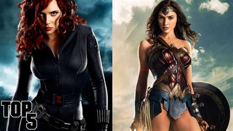 Top 5 Hottest Female Superheroes Youtube