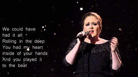 Adele Rolling In The Deep Lyrics Musica Romantica Viejitos
