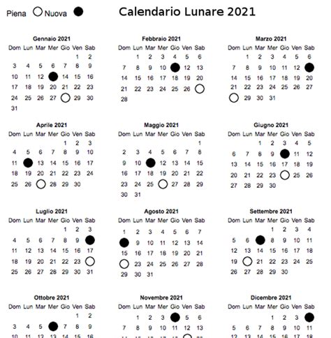 Calendario Nazionale Affissioni 2022 Calendario Lunare