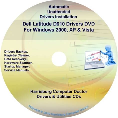 Dell Latitude D610 Driver Recovery Restore Disc Cddvd