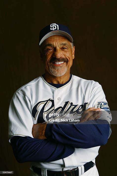 Davey Lopes Of The San Diego Padres Poses For A Portrait During The