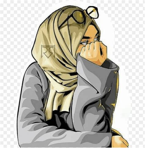 Sedih Gambar Kartun Muslimah Cantik Terbaru 2019 35 Kartun Muslimah