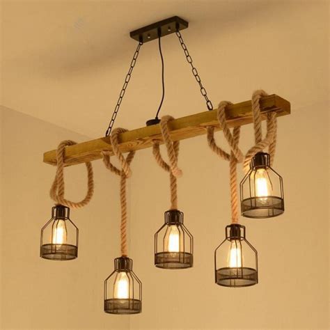 Vintage Industry Wind Ceiling Pendant Light Hanging Lamp Black Iron Diy