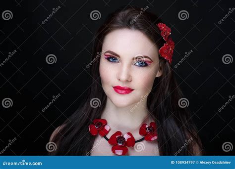 cara de la mujer de la belleza imagen de archivo imagen de belleza haga 108934797
