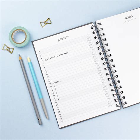 Plan It List It Foiled Diary And Planner By Martha Brook