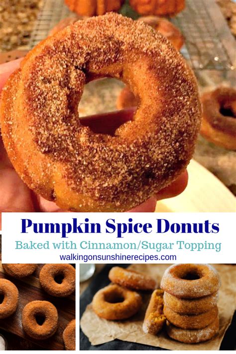 Pumpkin Spice Donuts From A Cake Mix Walking On Sunshine