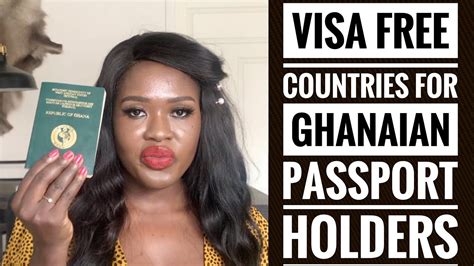 Visa Free Countries For Ghanaian Passport Holders Countries