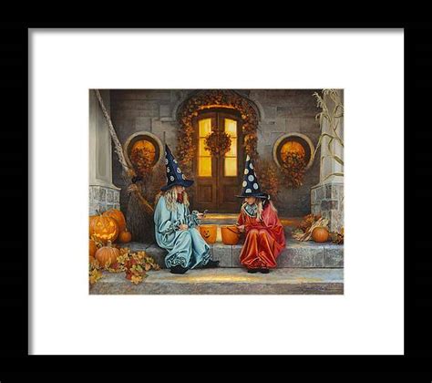 Halloween Sweetness Framed Print By Greg Olsen