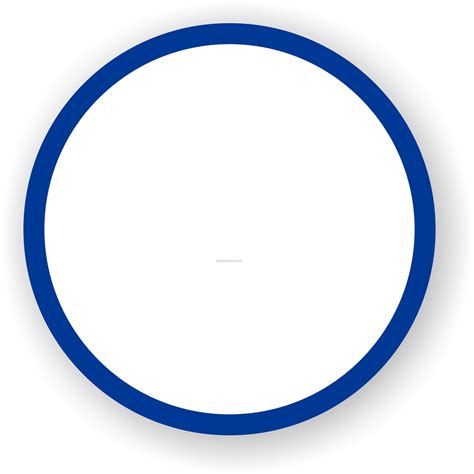 Blue And White Circle Logos