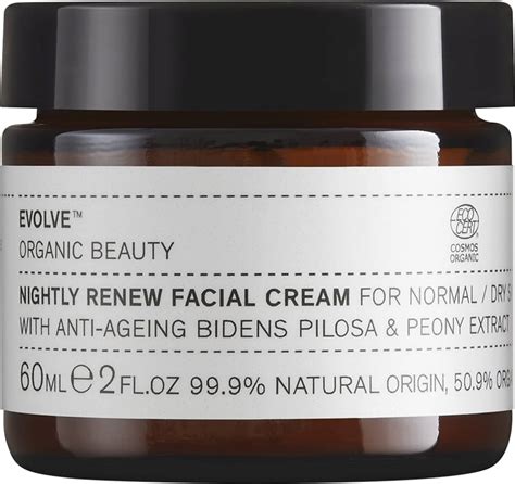 Evolve Organic Beauty Nightly Renew Facial Cream Ecco Verde Italia