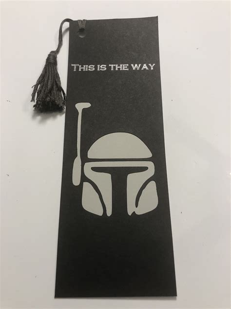 excited to share the latest addition to my etsy shop mandalorian bookmark bookmark