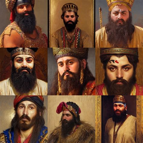 Krea Orientalism Face Painting Of A Bearded Varangian Guard By Edwin