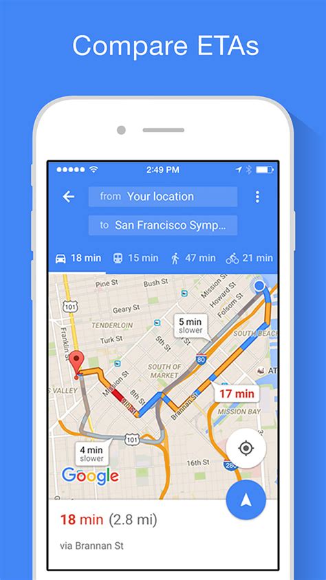 For example, you can ask the application to find the quickest route using public transportation, or you thanks to this application, it is almost impossible to get lost. Google Maps App Now Offers Spoken Traffic Alerts for ...
