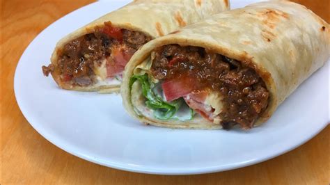 Beef Burrito 🌯 Quick Lunch How To Make Beef Burrito Burrito Youtube