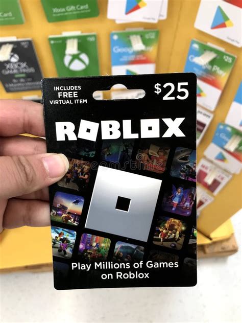 Cartão presente Roblox Em 2020 Foto Editorial Imagem de texto