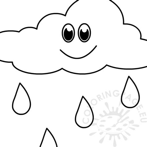 Check spelling or type a new query. Happy Cloud with rain - Coloring Page