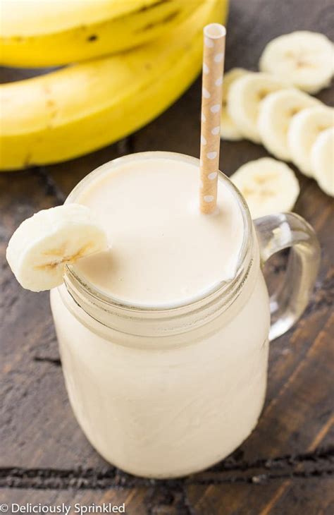 Banana Smoothie Deliciously Sprinkled