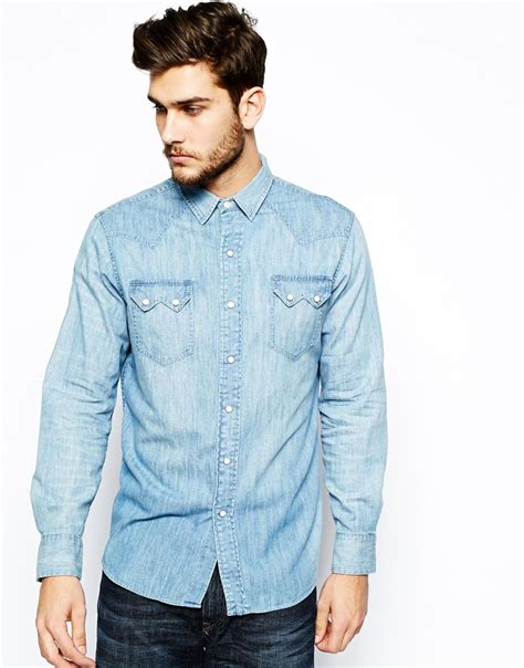 10 Mens Long Sleeve Denim Shirts For Summer The Jeans Blog