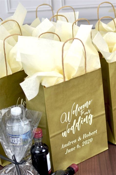 Personalized Wedding Gift Bags For Guests Iucn Water