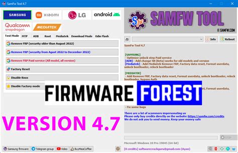SamFw Tool V4 7 New Update Direct Frp Bypass New Feature Added