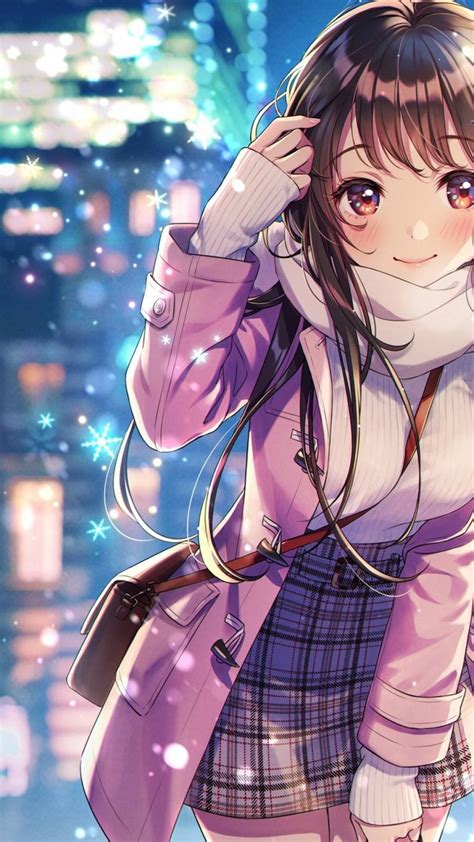 Cute Anime Girl Wallpaper Iphone Wallpapers