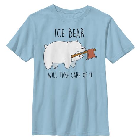 We Bare Bears Boy S We Bare Bears Ice Bear Will Take Care Of It T