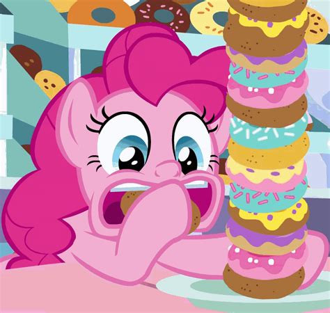 2169976 Animated Cute Diapinkes Donut Earth Pony Eating Food
