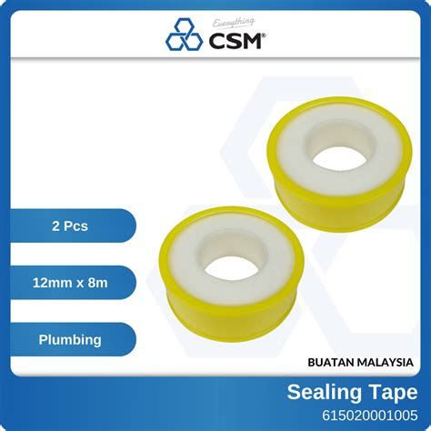Taico Sealing Tape Mm X M Domino Seal White Ptfe Jtc Thread Pipe