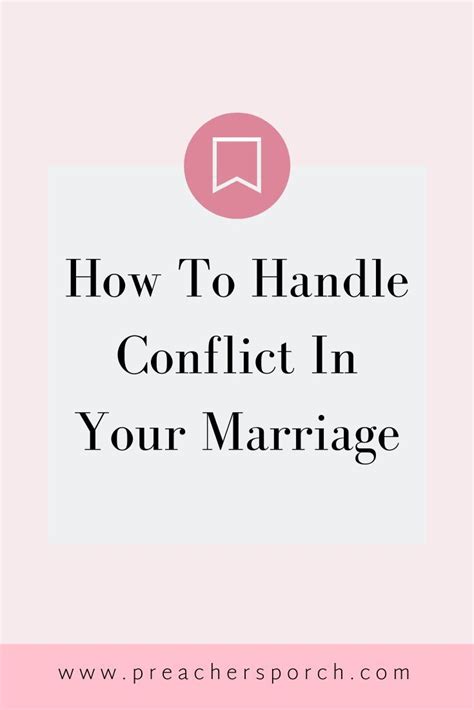 How To Handle Conflict In Your Marriage How To Handle Conflict