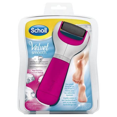 Scholl Velvet Smooth Diamond Pedi Saehkoeinen Jalkaraspi Pink 1 Kpl