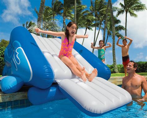 Inflatable Water Slide Intex Kool Splash Blow Up Pool Slide