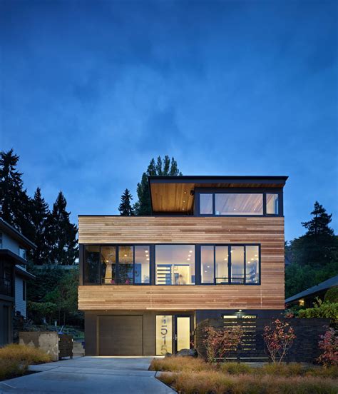 View 25 Modern Wooden House Exterior Design