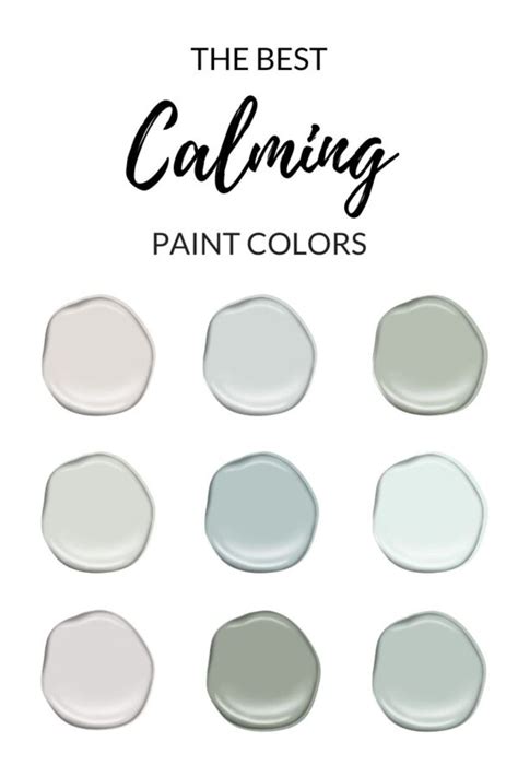 The 10 Best Light And Calming Paint Colors For Stress And Anxiety Kylie M
