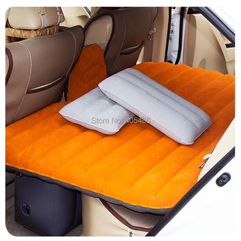 12v Pump Inflatable Mattress Car Back Seat Cover Air Mattress Travel