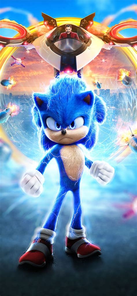 Sonic The Hedgehog 2020 Textlessposters Sonic The Hedgehog Sonic Hedgehog Movie