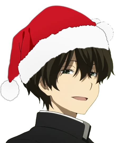 Artistic Anime Christmas Hat Png