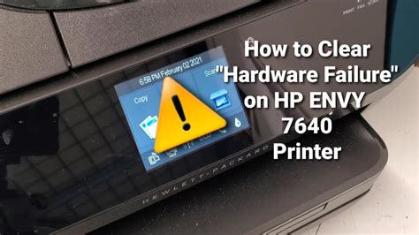 Fix Hardware Failure Status On Hp Envy 7640 Officejet 5660 Printer