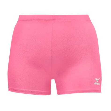 Mizuno Womens Vortex Low Rise Short Pink Midwest Volleyball Warehouse